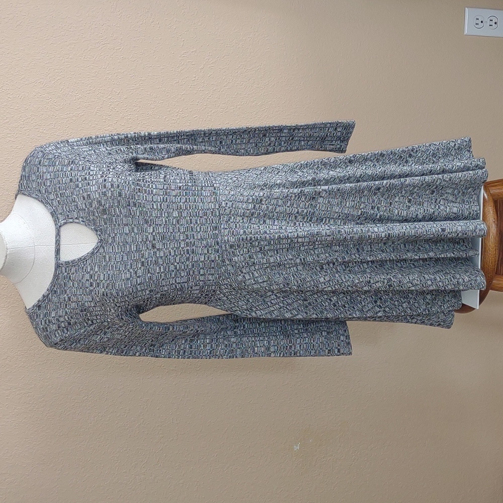 Cloud Chaser Long Sleeve Fit and Flare Dress Size L